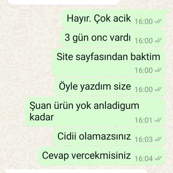 Siparişimin Teslimatında Yaşadığım Hayal Kırıklığı