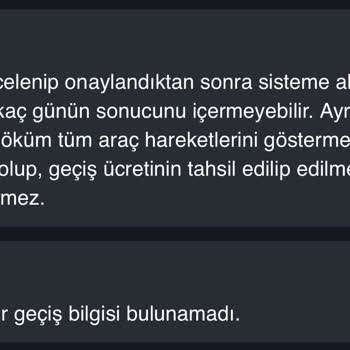 Kuzey Marmara Otoyolu Yanlış Plaka Girişi Yüzünden Mağduriyet