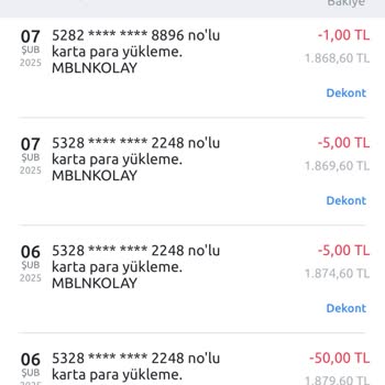 Aktif Bank Sanal Kart Para Aktarım Sorunu