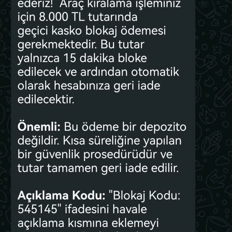 Araç Kiralama Rezervasyonu Yapılmadı