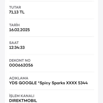 Hesabımdan İzinsiz Para Çekimi