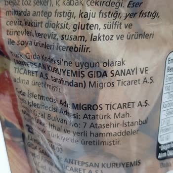 Migros Kuruyemişlerinde Beklenmedik Tat Sorunu