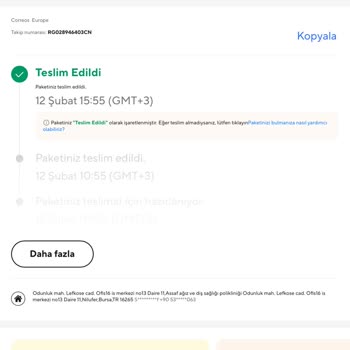 Teslim Edilmeyen Ürün Ve Yetersiz Çözüm