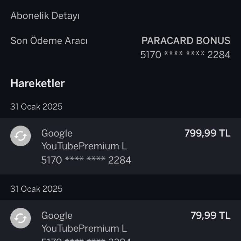 YouTube Premium Üyeliği Hatası Ve Para İadesi Talebi