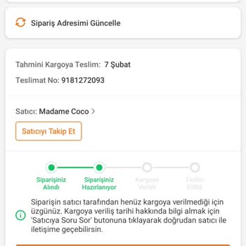 Trendyol Ve Madame Coco Arasında Bilgi Karmaşası
