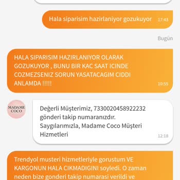 Trendyol Ve Madame Coco Arasında Bilgi Karmaşası