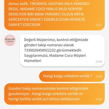 Trendyol Ve Madame Coco Arasında Bilgi Karmaşası