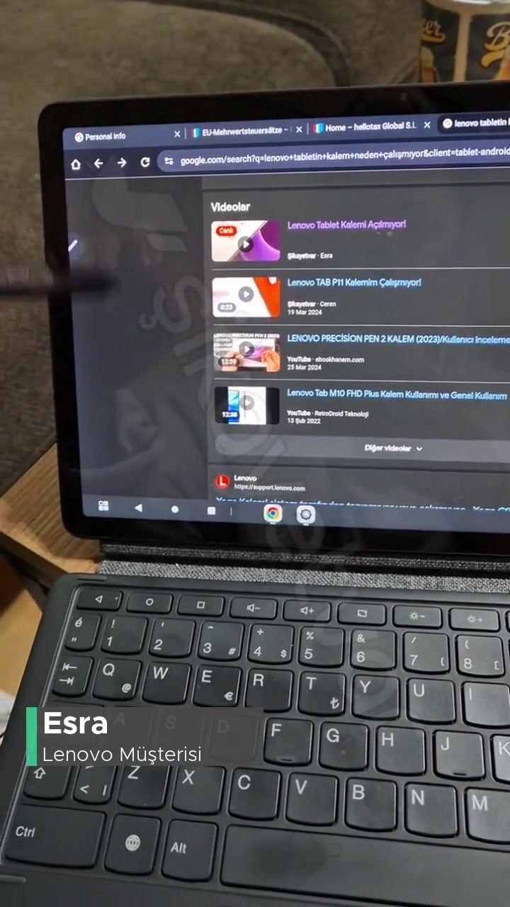 Lenovo TAB P11 Plus Kalem Çalışmıyor videonun kapak resmi