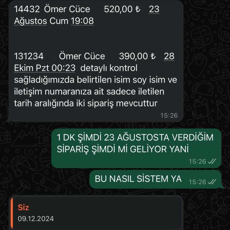Geç Teslimat Ve Eski Tarihli Ürün Sorunu
