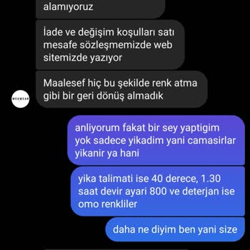 Weswearshop.com'dan Aldığım Ürünlerde Renk Değişimi Ve Müşteri Memnuniyetsizliği