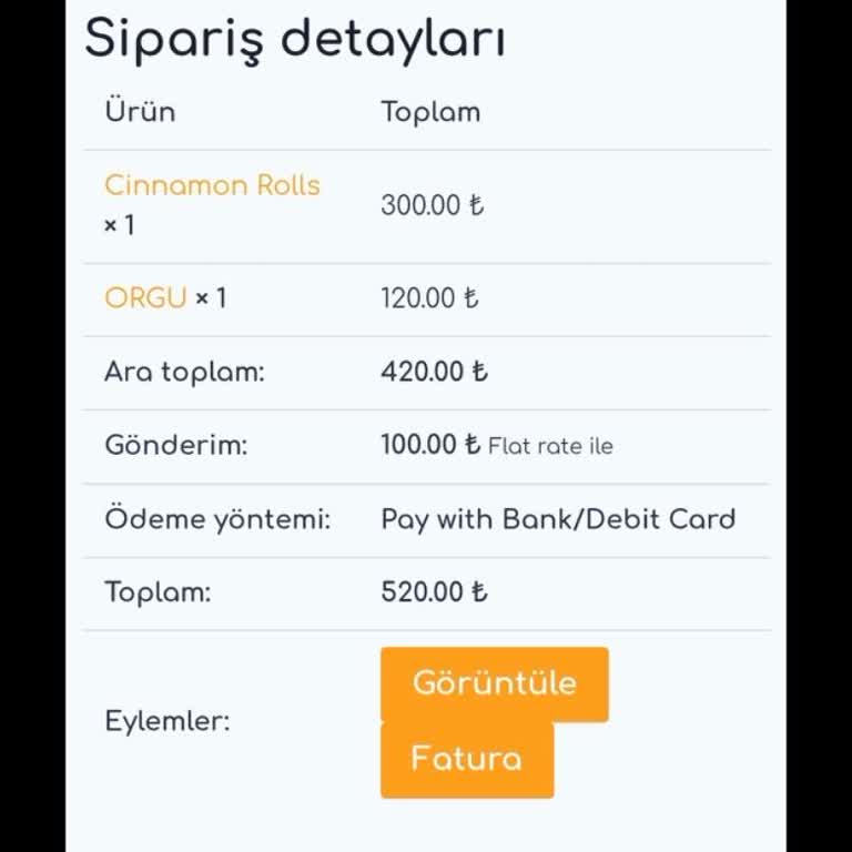 Cake Yard Cinnamon Rolls 1 Gün İçinde Teslimat Yazıyor Fakat Herhangi Bir Dönüş Olmadı