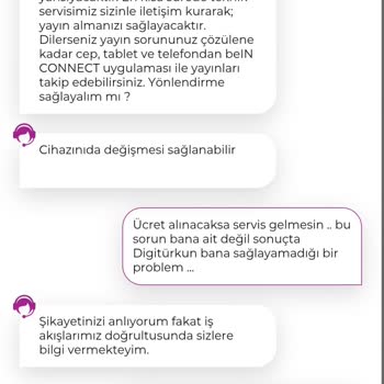 Digiturk Yayın Problemi Ve Yüksek Servis Ücreti