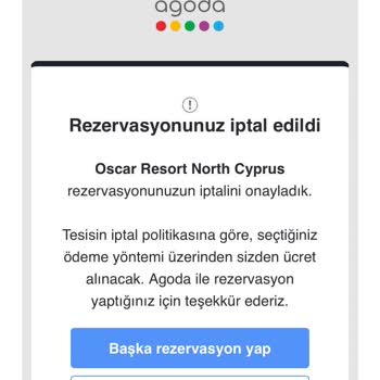 Agoda Rezervasyon İptali Ve İade Sorunu