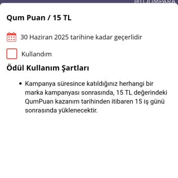 Qumpara Çarkında Kazanılan Kuponlar Yüklenmedi