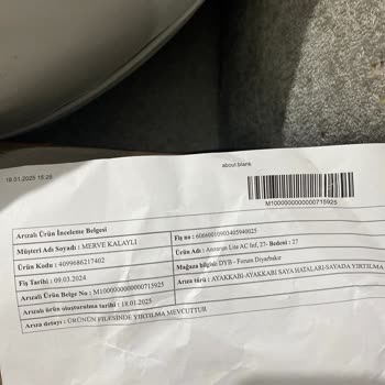 Garanti Sözüne Rağmen Ayakkabı Sorunu