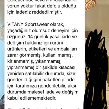 Defolu Ürün Ve Haksız İade Reddi