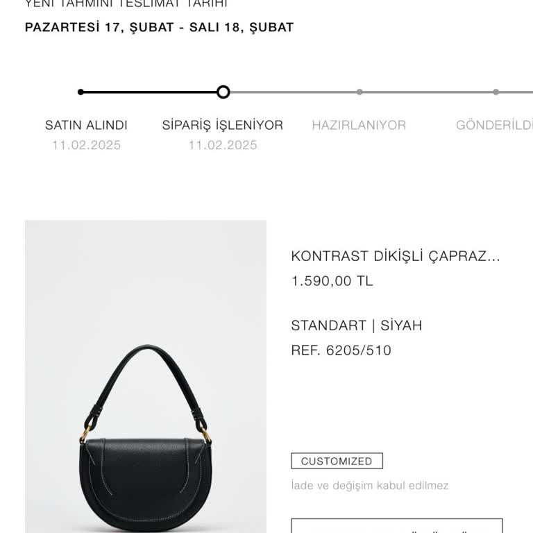 Zara Online Siparişim Neden Hala İşleniyor