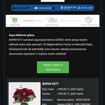 Sevgililer Günü Çiçek Siparişi Hayal Kırıklığı