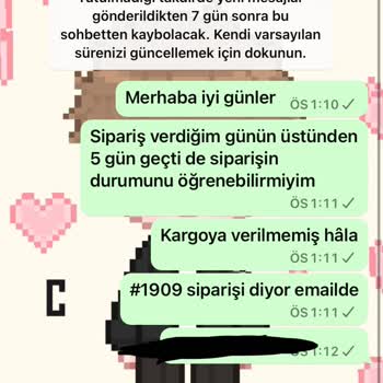 Siparişim Nerede: Kafam Karışık Ve Cevap Yok