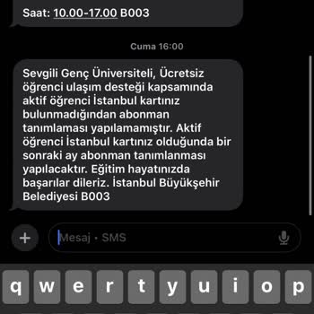 Öğrenci Kartı Sorunu: Aktif Kartım Olmasına Rağmen Abonman Tanımlanmıyor