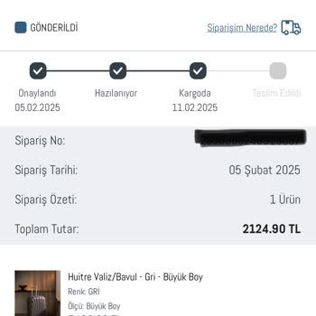 Hepsijet İle Geciken Valiz Teslimatı Mağduriyeti