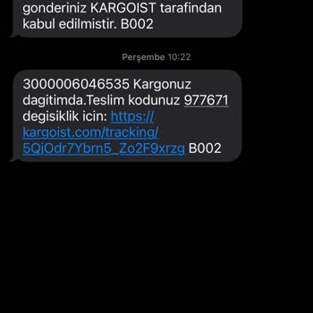 Kargo Teslimatında Yaşanan Gecikme Ve İletişim Sorunu