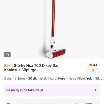 Fakir Süpürge Yedek Parça Sorunu