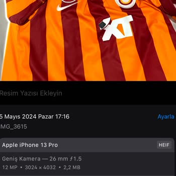 GS Store'dan Alınan Formanın Sponsor Ve İmza Sorunu