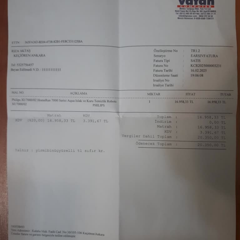 İade Alınmayan Ürün Ve Kötü Müşteri Hizmeti