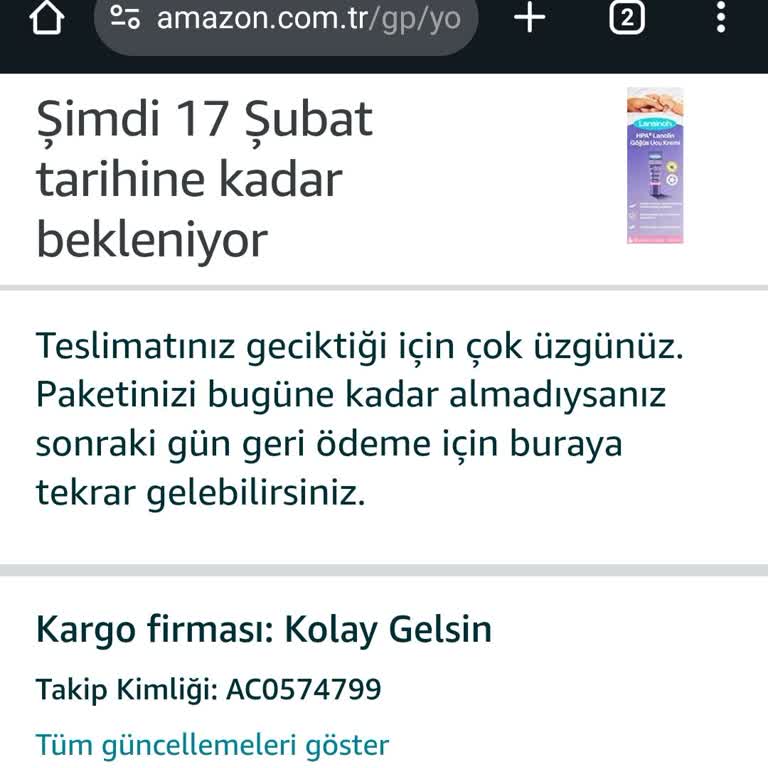 Kolay Gelsin Kargo Teslimatında Gecikme Ve İletişim Sorunları
