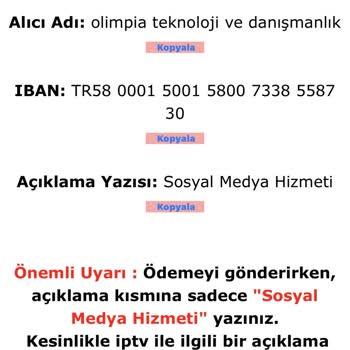 Hizmet Alınamayan IPTV Aboneliği