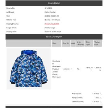 Skechers Çocuk Montunda Kalitesiz Elyaf Ve Hızlı Deformasyon Sorunu