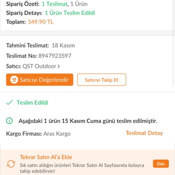 Trendyol Kaiser Marka Ürün Şikayeti