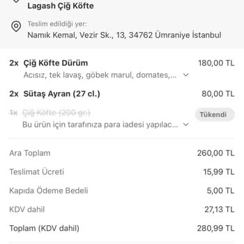 Eksik Gelen Sipariş Ve Yanlış İade