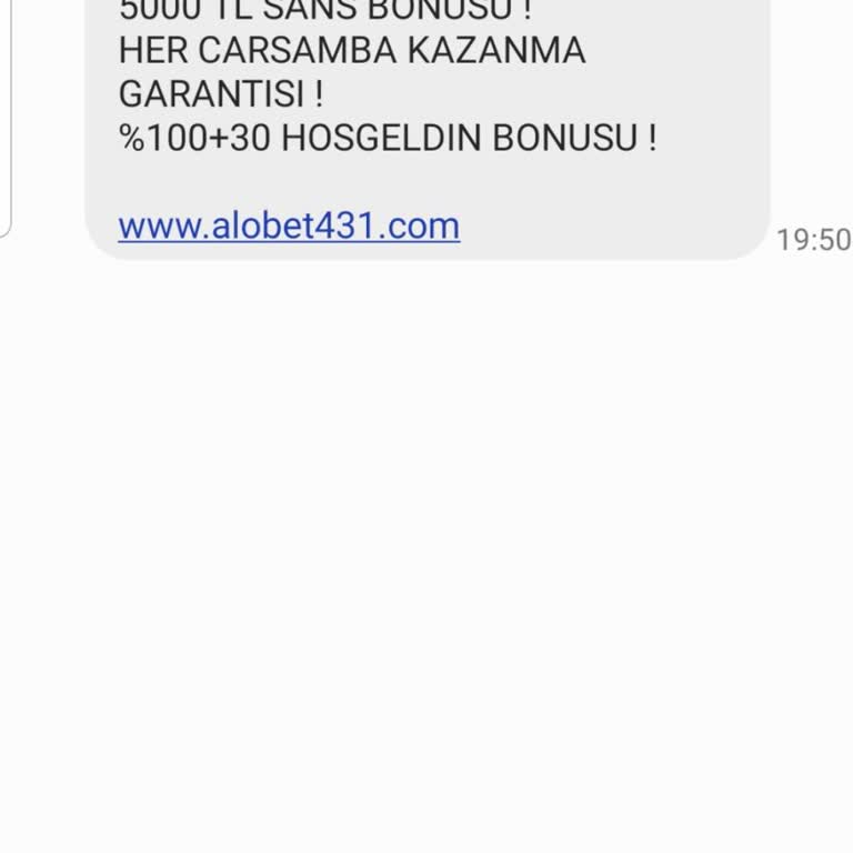 Alobet İzinsiz Gönderilen Reklam Mesajları