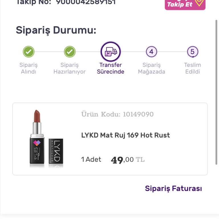 Gratis Online Siparişim Nerede?