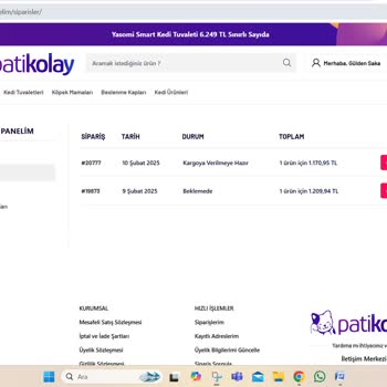 Hepsipetshop - Patikolay'dan Ürün Gönderilmeyen Sipariş