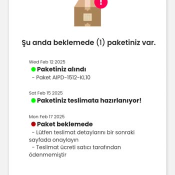 Kargo Süreci Ve İletişim Sorunları