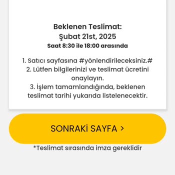 Kargo Süreci Ve İletişim Sorunları