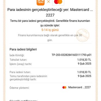 Yanlış Ürün İptali Sonrası İade Sorunu