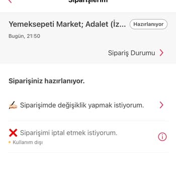 Yemek Sepeti Market Teslimatında Yaşadığım Sorunlar