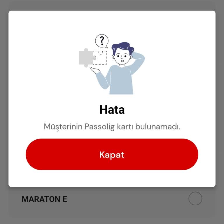 Passolig Kartımın Tanınmama Sorunu