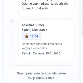 Ayna Siparişim Gelmedi, Para İadesi Yapılmıyor