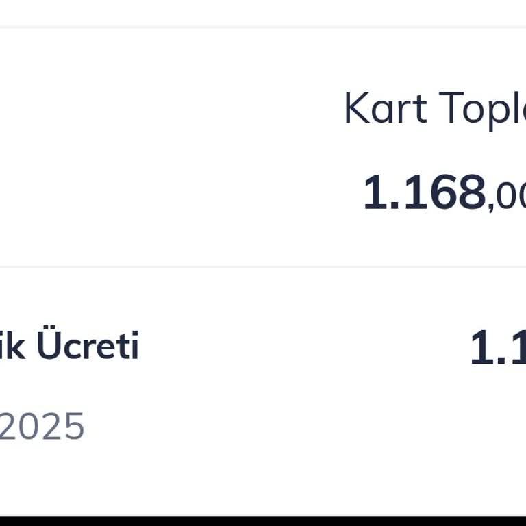Yıllık Kart Ücreti Haksız Kesinti