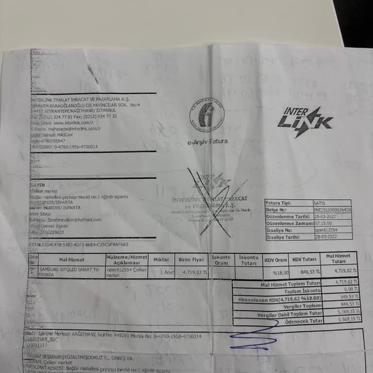 Samsung QLED TV'de Kronik Panel Arızası