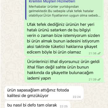 Defolu Ürün Ve İade Sorunu