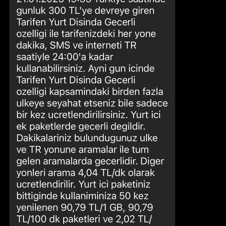 Yurt Dışı Kullanımında Şok Fatura Sürprizi