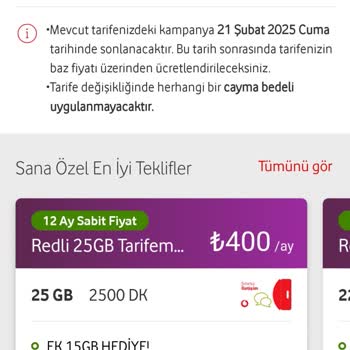 Vodafone'un Yüksek Fiyatlı Teklifleri Ve Anlaşılmaz Zam Politikası