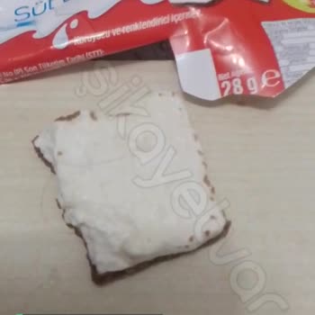 Ünlü Marka Kinder Süt Dilimi İçerisinden Çıkan Saç!