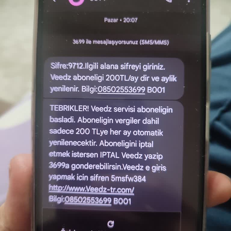 İzinsiz Abonelik Ve Ücret Kesintisi Hakkında Şikayet